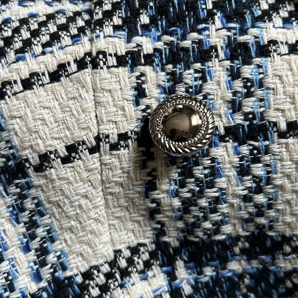 Primark Double Breasted Blazer in Navy and White size 12 - Picture 16 of 16